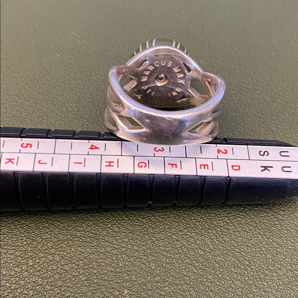 Marcus Max Sterling Silver Interchangeable Ring 8… - image 6